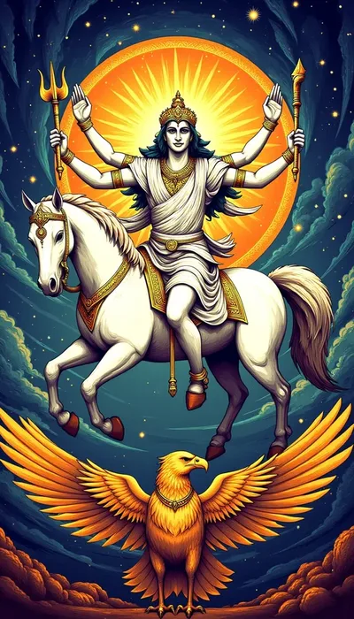 Tumburu, a gandharva