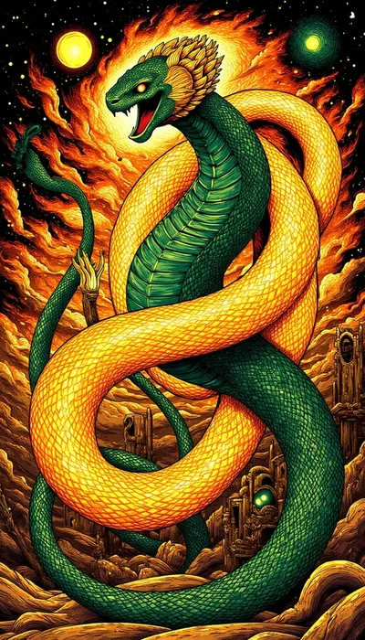 Takshaka, a naga