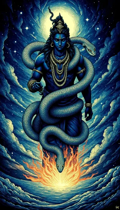 Vasuki, a naga